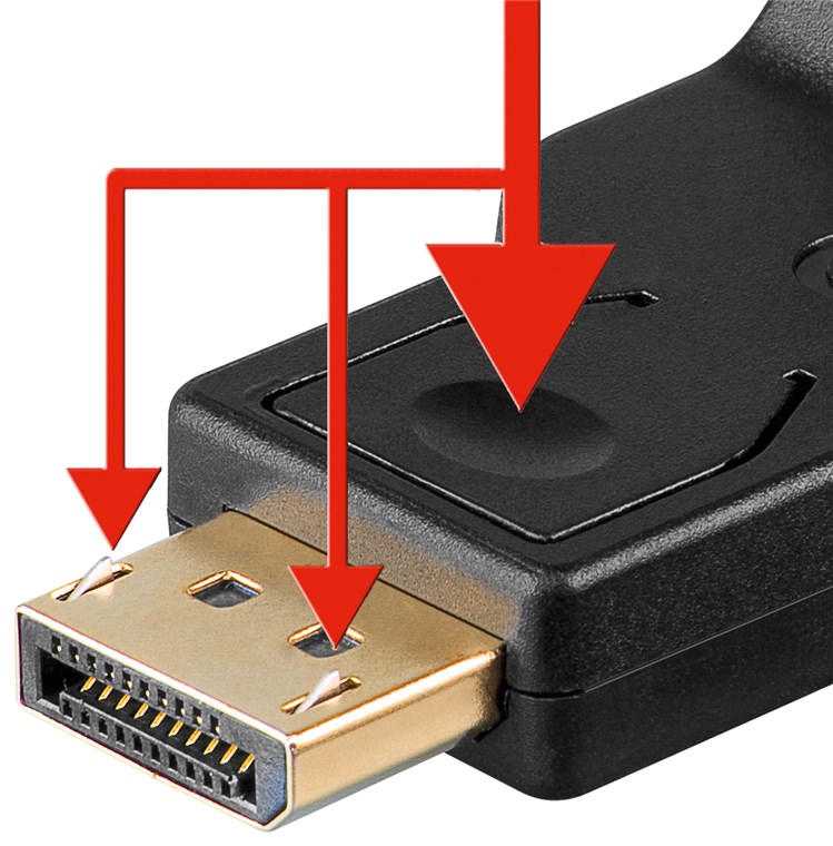 Goobay DisplayPort-auf-VGA-Adapter 1.1, 0,15 m - DisplayPort-Stecker > VGA-Buchse (15-polig)