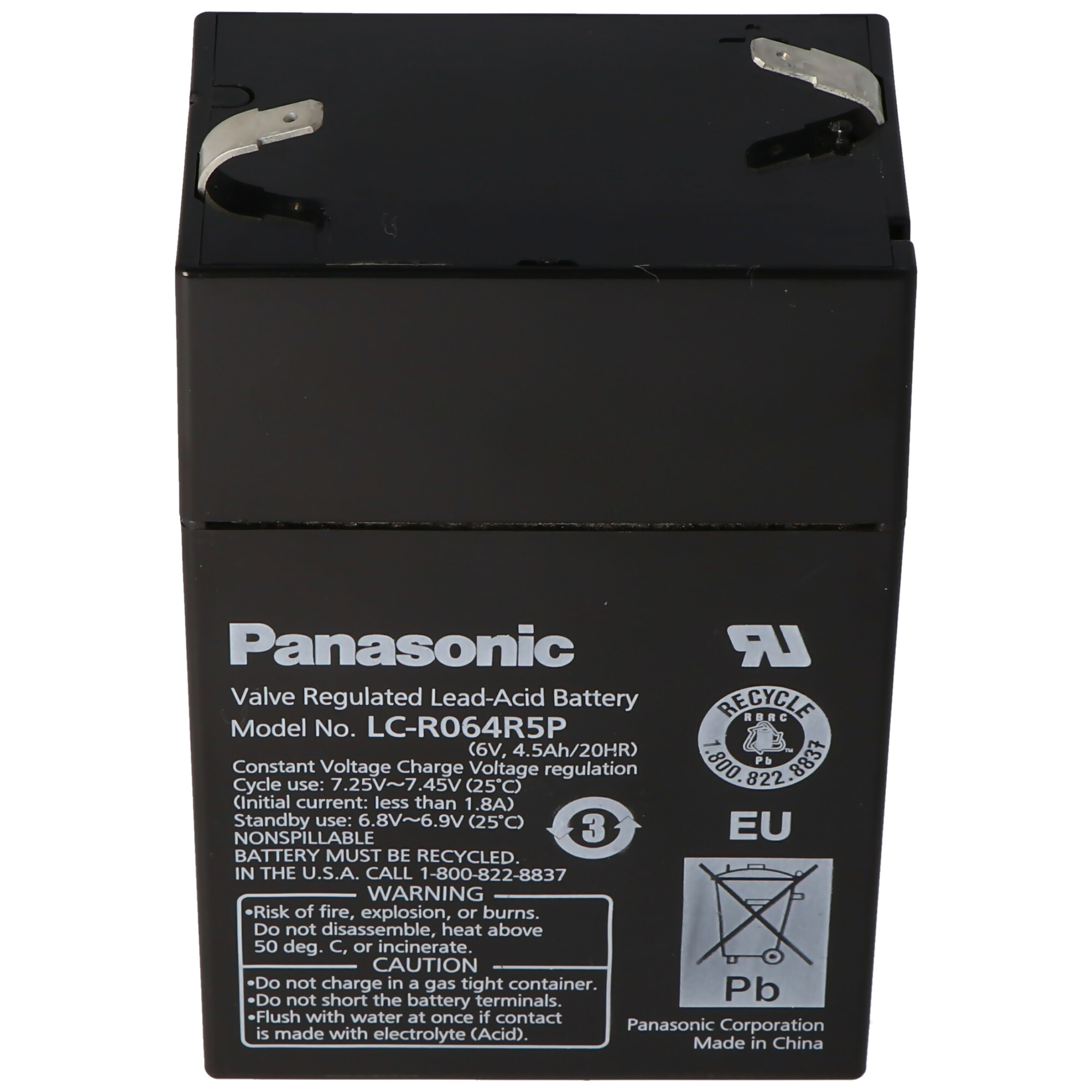 Panasonic LC-R064R5P Akku 6 Volt, 4,5Ah LC-R064R2P
