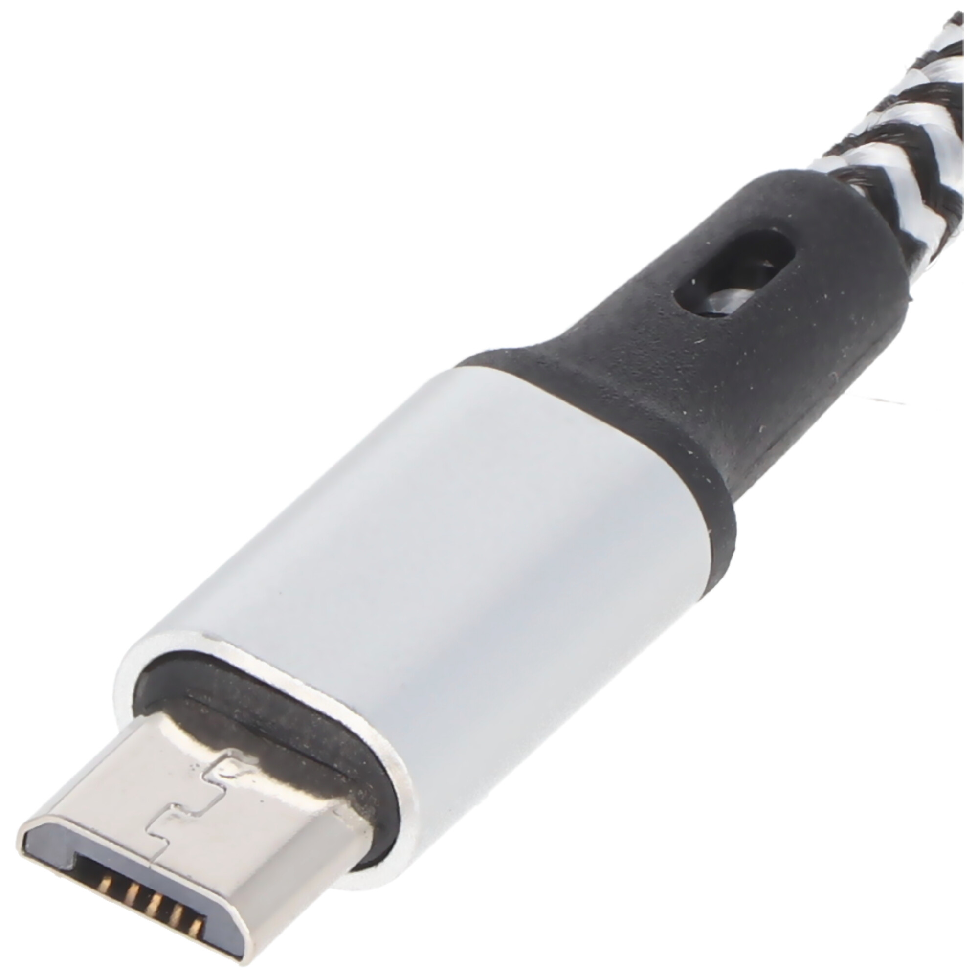 Universal Ladekabel 3in1 für Apple, USB-C, Micro-USB robust mit TPE-Ummantelung, Aluminium-Steckern