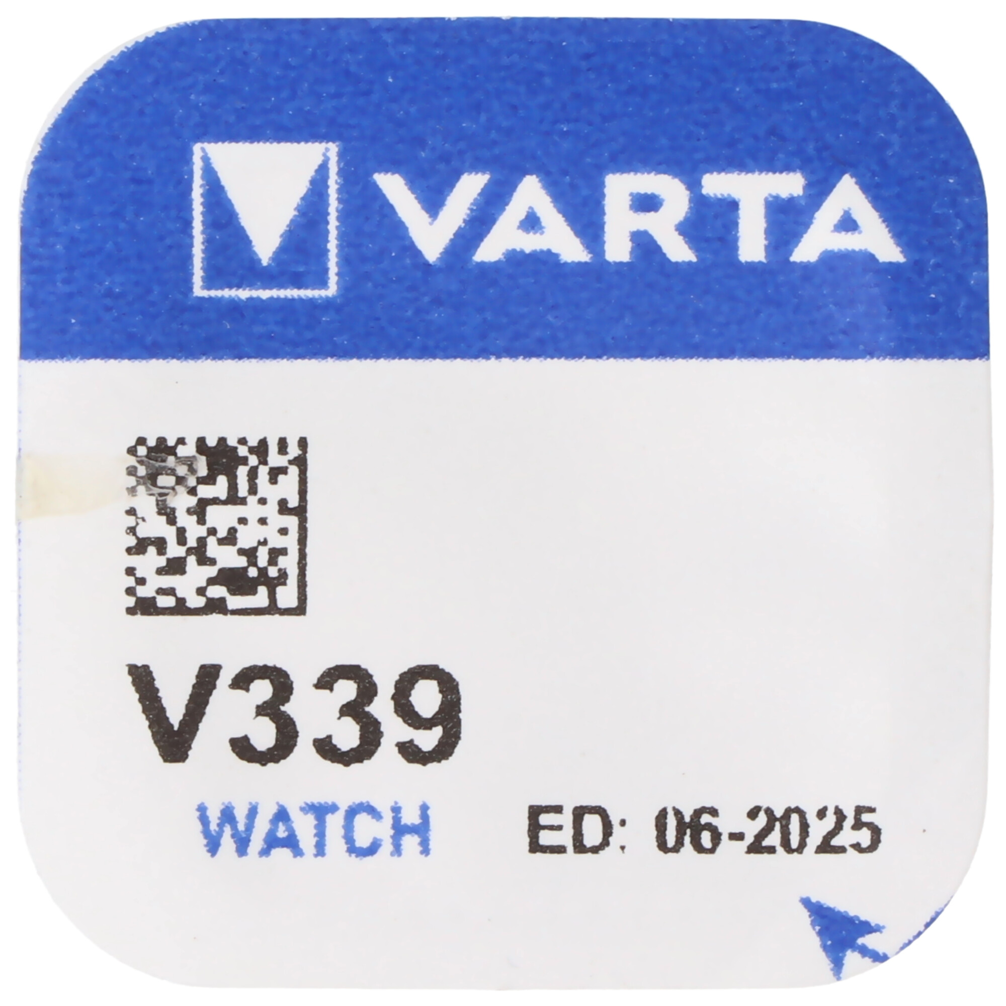 339, Varta V339, SR614SW Knopfzelle für Uhren etc.