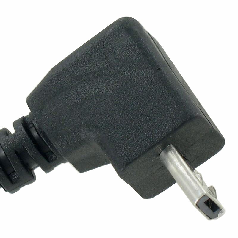 Micro-USB Ladekabel 12 Volt, Ladestrom 1A mit abgewinkeltem Stecker, Kabellänge ca. 1 Meter