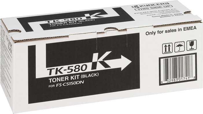 Kyocera Lasertoner TK-580K schwarz 3.500 Seiten