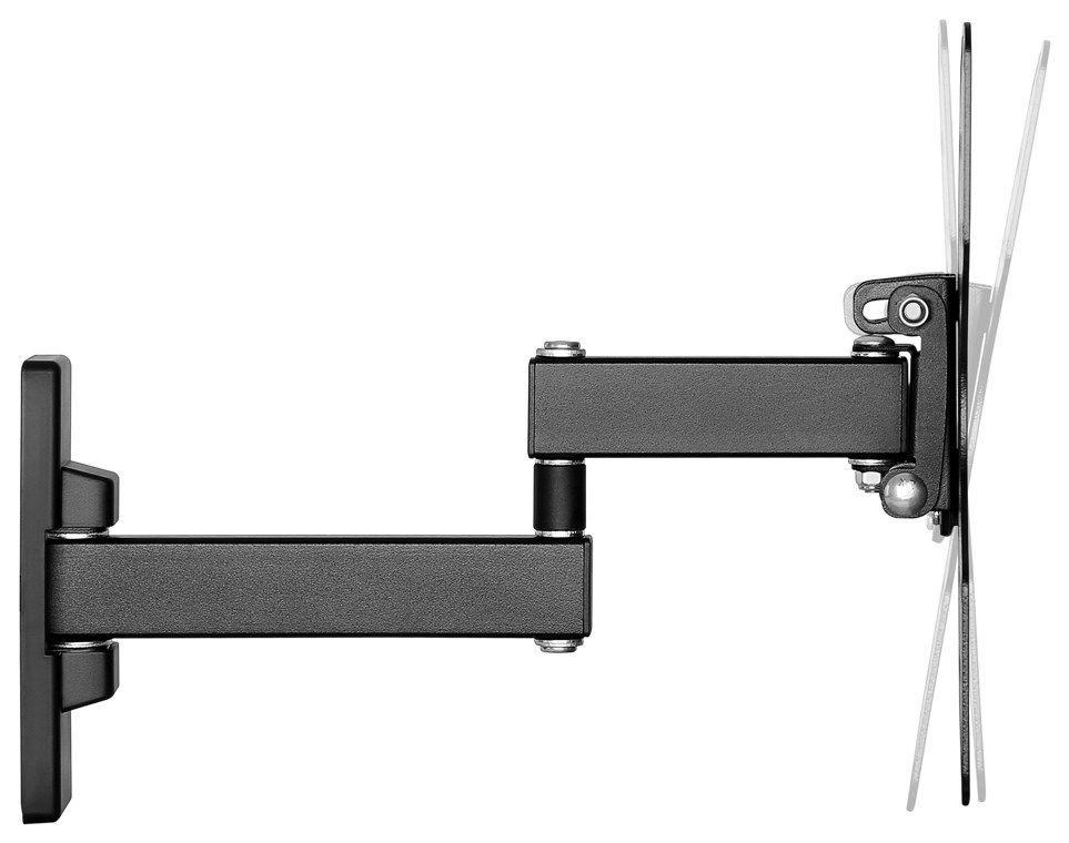 TV-Wandhalterung Basic FULLMOTION (S) - Halterung für Fernseher von 23 bis 42 Zoll (58-107cm), vollbewegliches Doppelarmgelenk (schwenkbar und neigbar) bis 15 kg