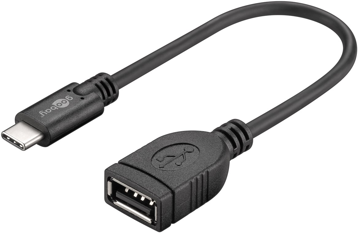 USB-C™-Verlängerungskabel, schwarz - geeignet für Geräte mit USB-C™ Anschluss