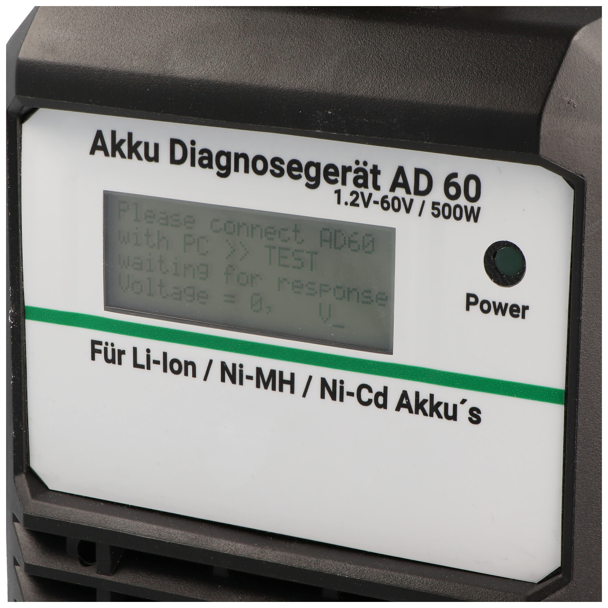 Akku Power Akku-Analysegerät AD60 für Akkus bis 60,0 Volt 450w bis max. 500W