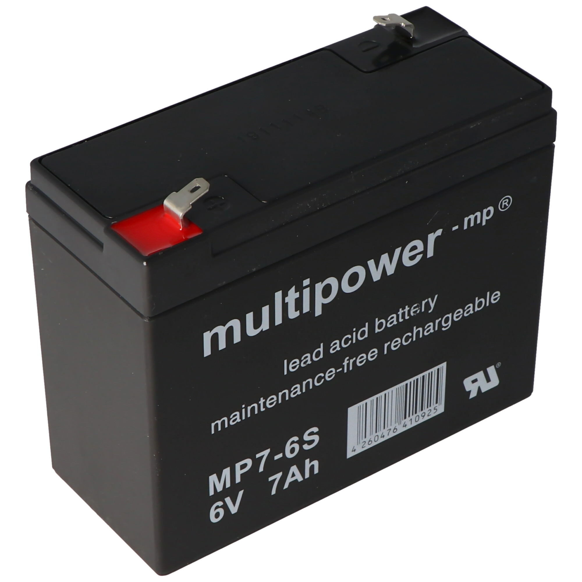 Multipower MP7-6S passend für den Sonnenschein A206/6.5S Akku, jedoch mit etwas anderen Kontakten