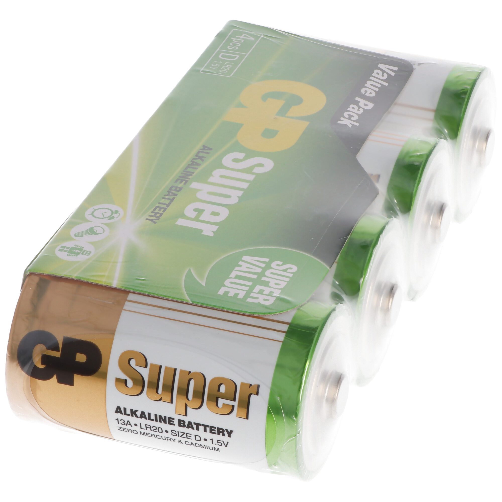 C Baby Batterie GP Alkaline Super 1,5V 4 Stück