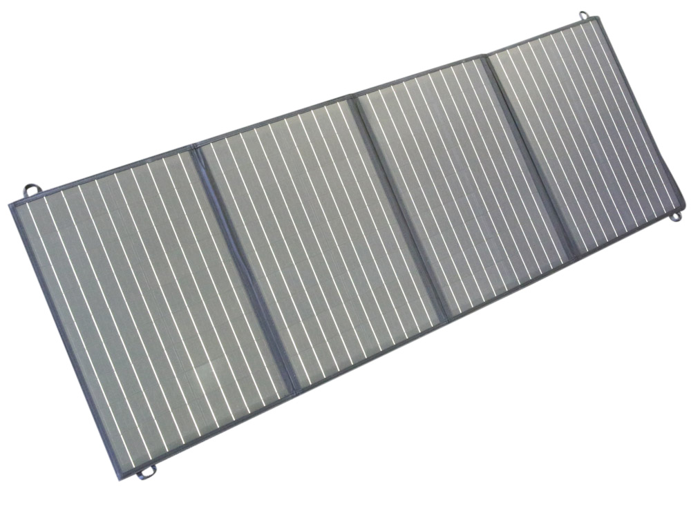 Solarpanel 120W faltbar max. 18 Volt, das faltbare Solar-Panel USB-A Ladestrom max. 5V/2,4A Ausgang