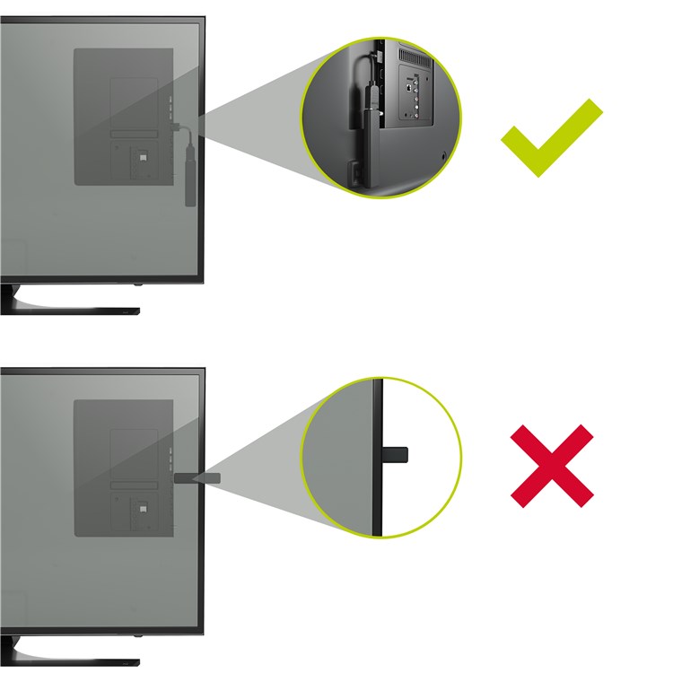 Goobay HDMI™-Flexadapter - HDMI™-Stecker (Typ A) > HDMI™-Buchse (Typ A)
