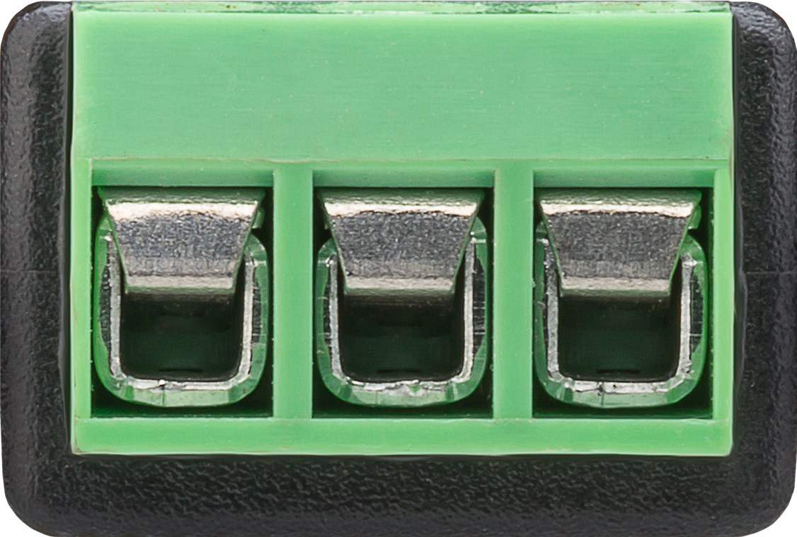 Goobay Terminal Block 3-pin > Klinke 3,5 mm Stecker (3-Pin, stereo) - Schraubbefestigung