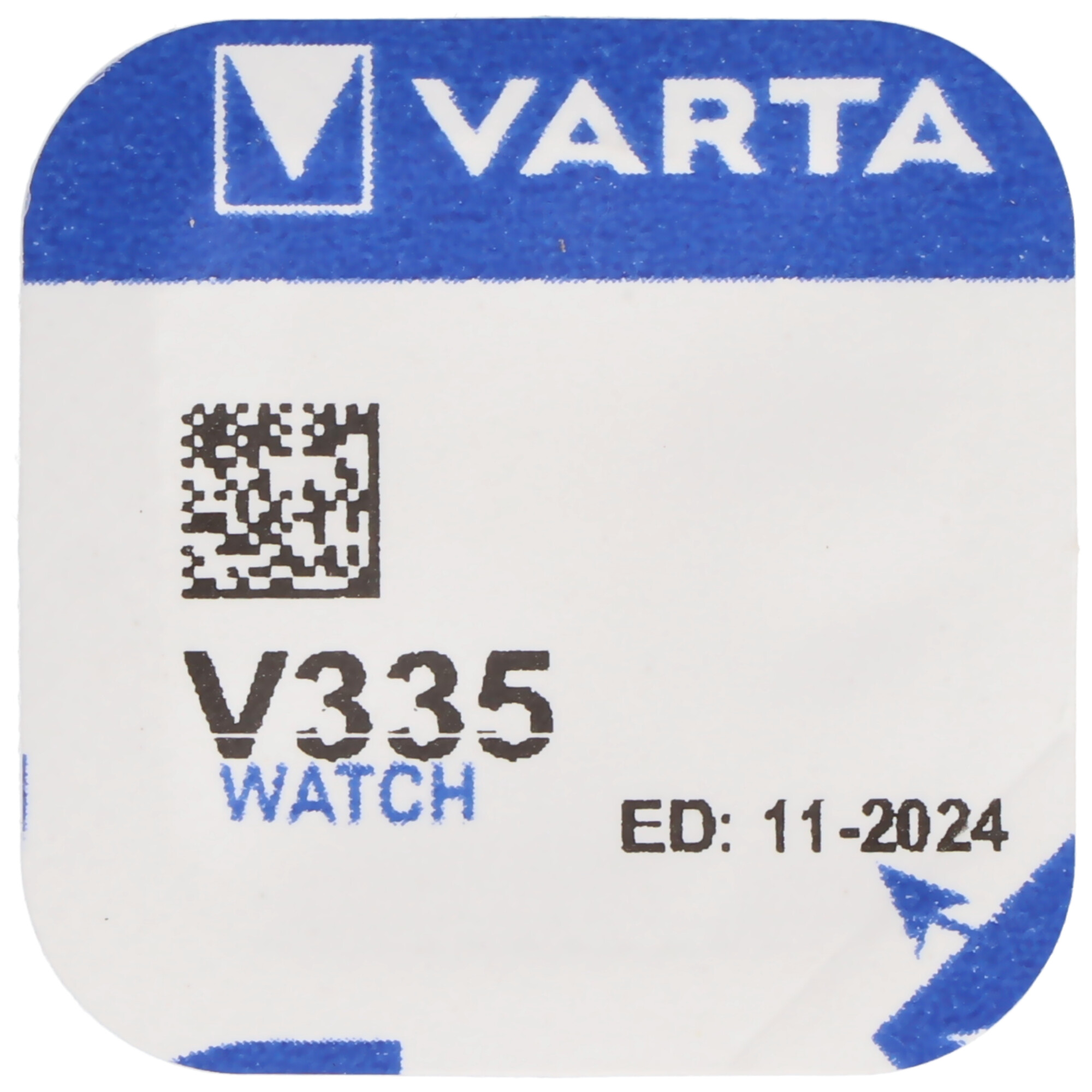 335, Varta V335, SR512SW Knopfzelle für Uhren etc.