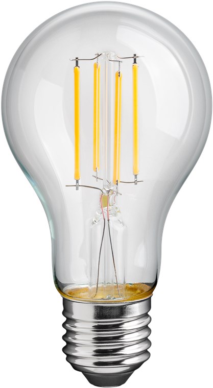 Goobay Filament-LED-Birne, 4 W - Sockel E27, warmweiß, nicht dimmbar