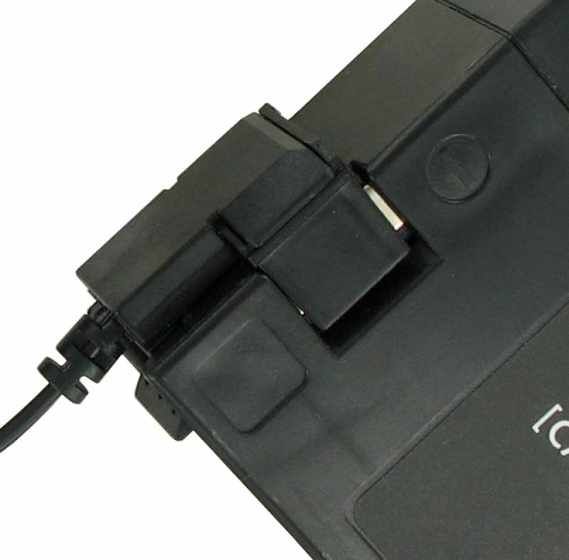 Schnellladegerät mit Clip Kontakt passend für den Akku Panasonic VW-VB30