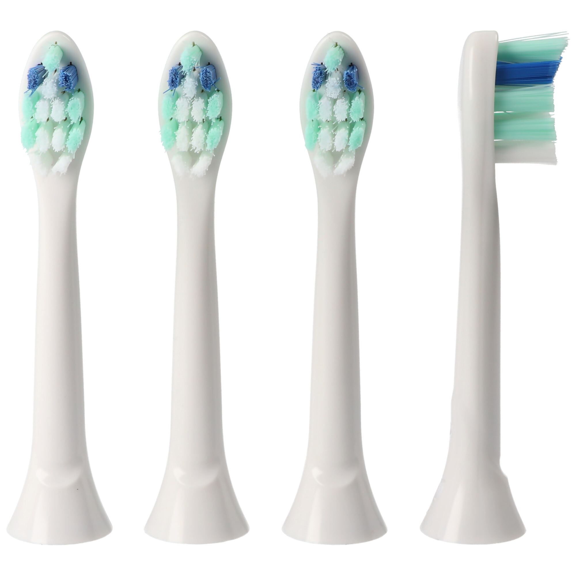 4 Stück Gum Care Cleaning Brush Ersatz-Zahnbürstenkopf für elektrische Zahnbürsten von Philips, passend z.B. für Philips HX3 HX6 HX8 HX9 Serie