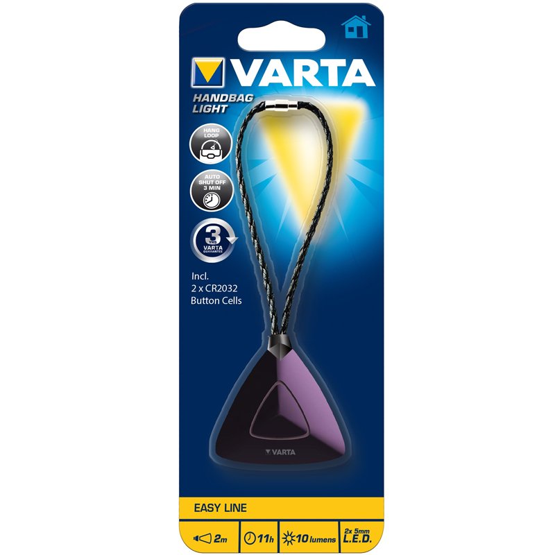 Varta Handbag Light Stylish, Praktisch, Feminin, 2fach LED Licht