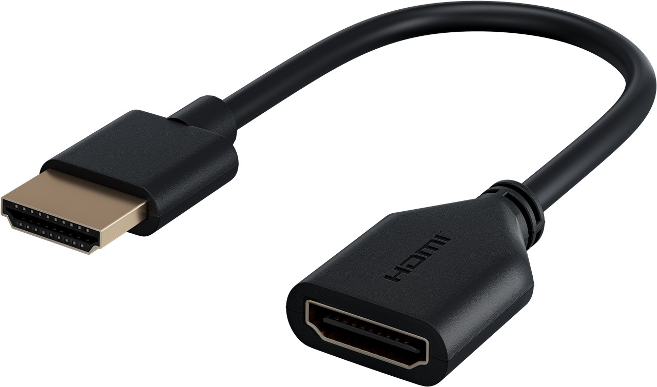 Goobay HDMI™-Flexadapter - HDMI™-Stecker (Typ A) > HDMI™-Buchse (Typ A)