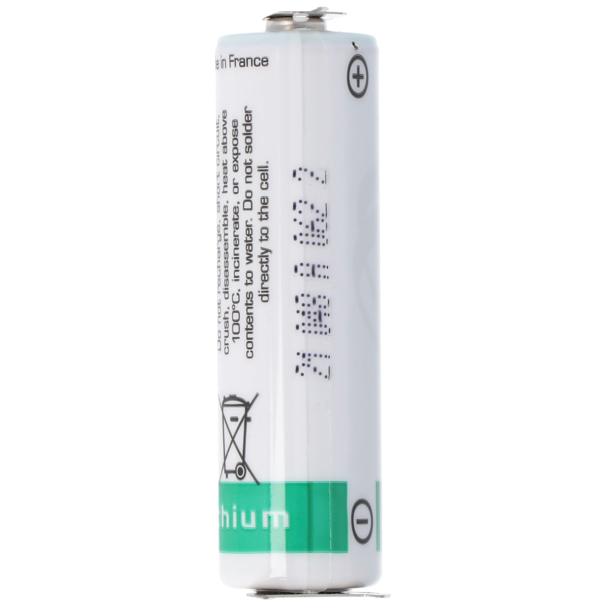 SAFT LS14500CNA Lithium Batterie mit 3er Print Kontakten