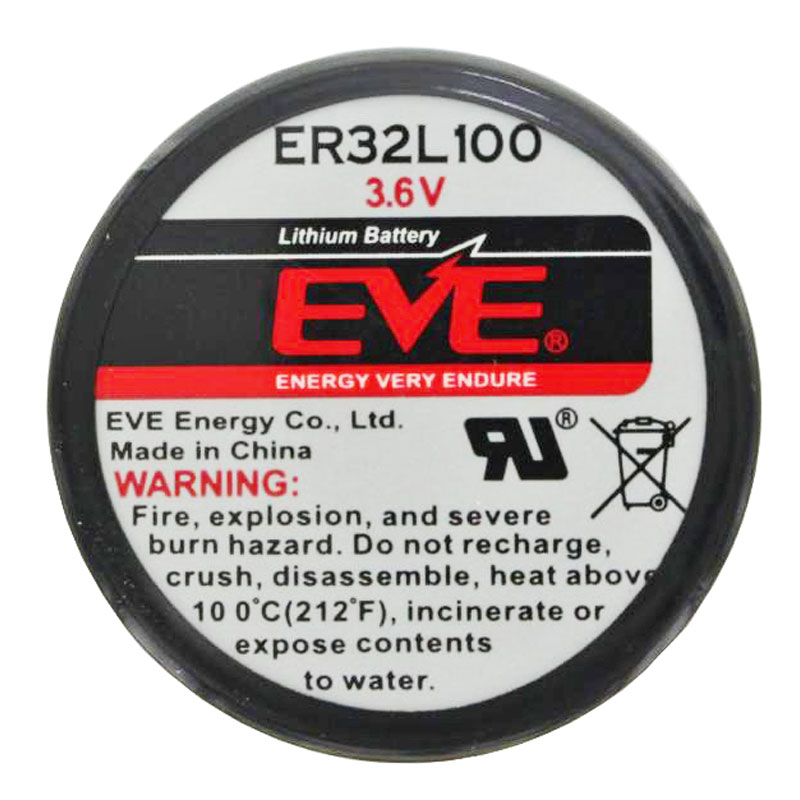 EVE ER32L100 Lithium Batterie 1/6 D Mono 3,6 Volt 1700mAh, 3er Print, E.V.E. ER32L100 1/6D 3,6V