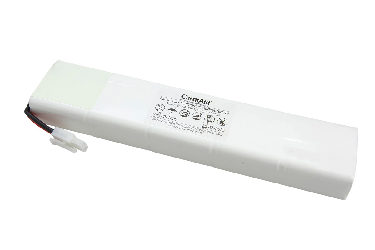 Medizintechnik-Akku CardiAid 12V Alkaline Battery Pack CA-4BP für CT0207 15,0Ah