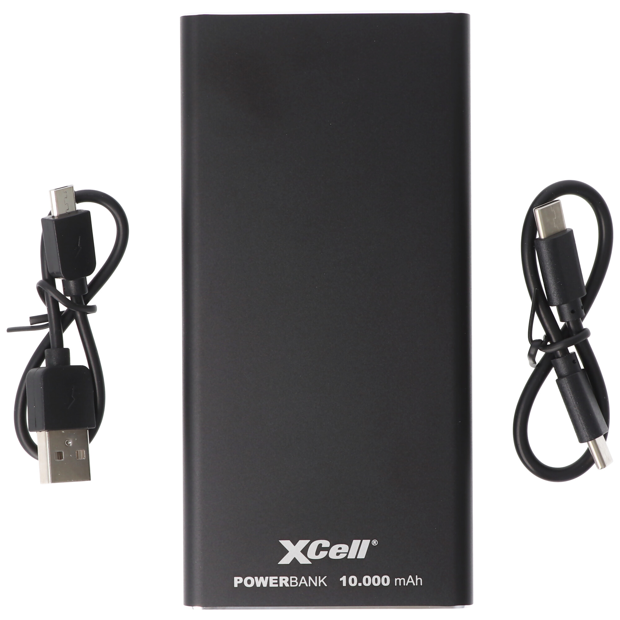 Li-Polymer Powerbank 10000mAh USB Type C und 2x QC3.0 18 Watt, max. 3A 137x67x14mm