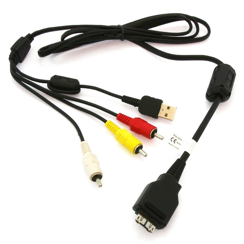 USB-/AV-Verbindungskabel passend für Sony CyberShot bzw. ersetzt VMC-MD2