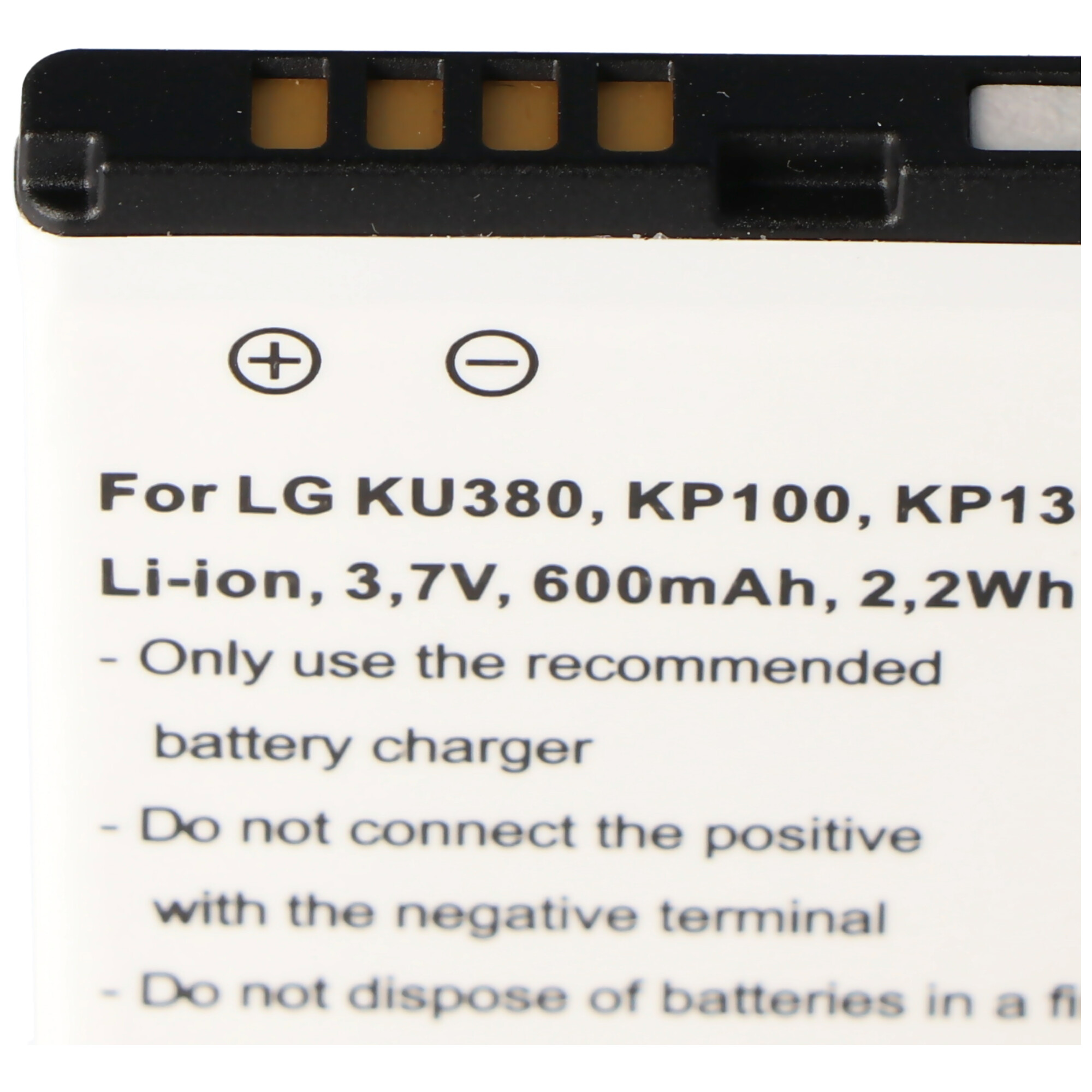 Akku passend für LG KU380, KP100, LGIP-430A, 0093301