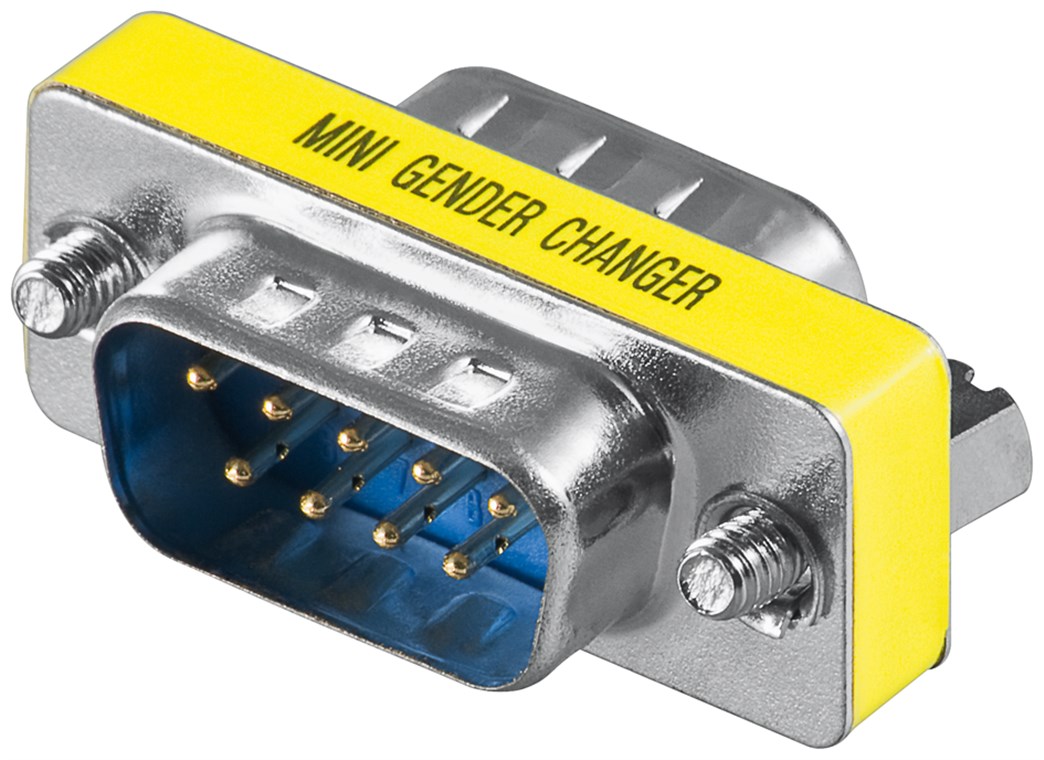 Goobay Gender Changer D-SUB - D-SUB/RS-232-Stecker (9-polig) > D-SUB/RS-232-Stecker (9-polig)