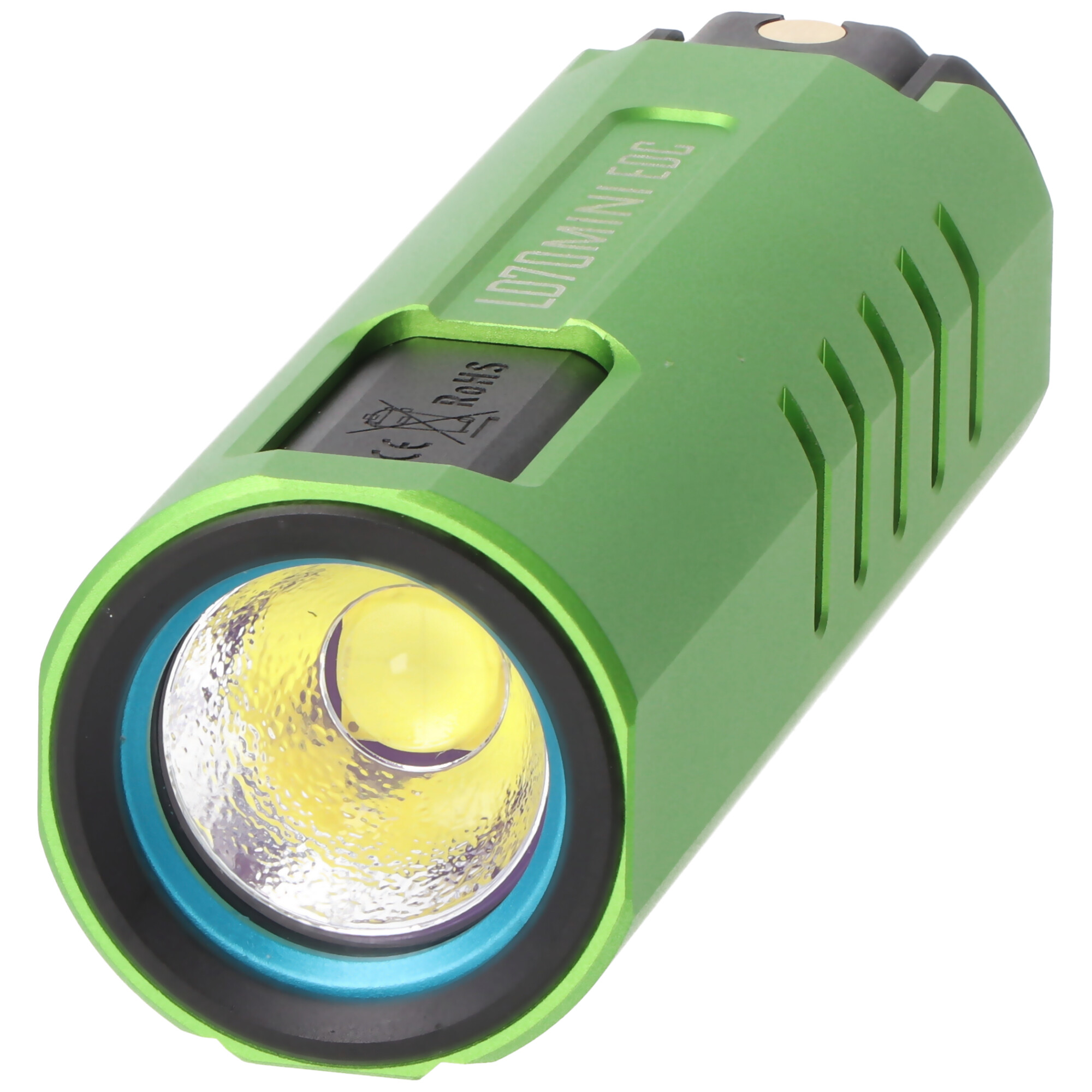 Imalent LD70 Mini EDC LED-Taschenlampe hellgrün mit 4000 Lumen, Leuchtweite max. 203 Meter