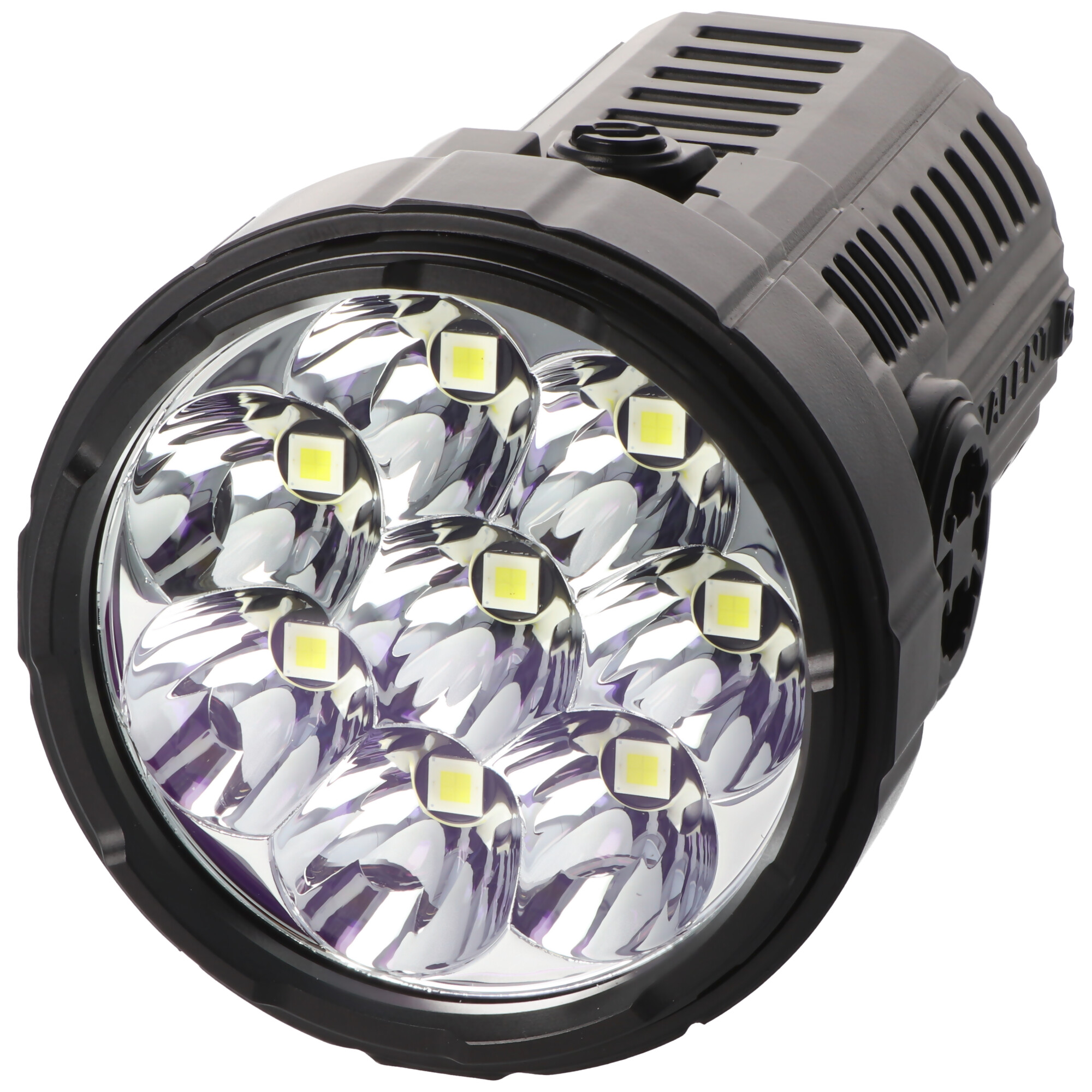 Imalent RS50 LED-Taschenlampe mit 20.000 Lumen, Reichweite 1.160 Meter, inklusive 3x 21700 Li-Ion Akku