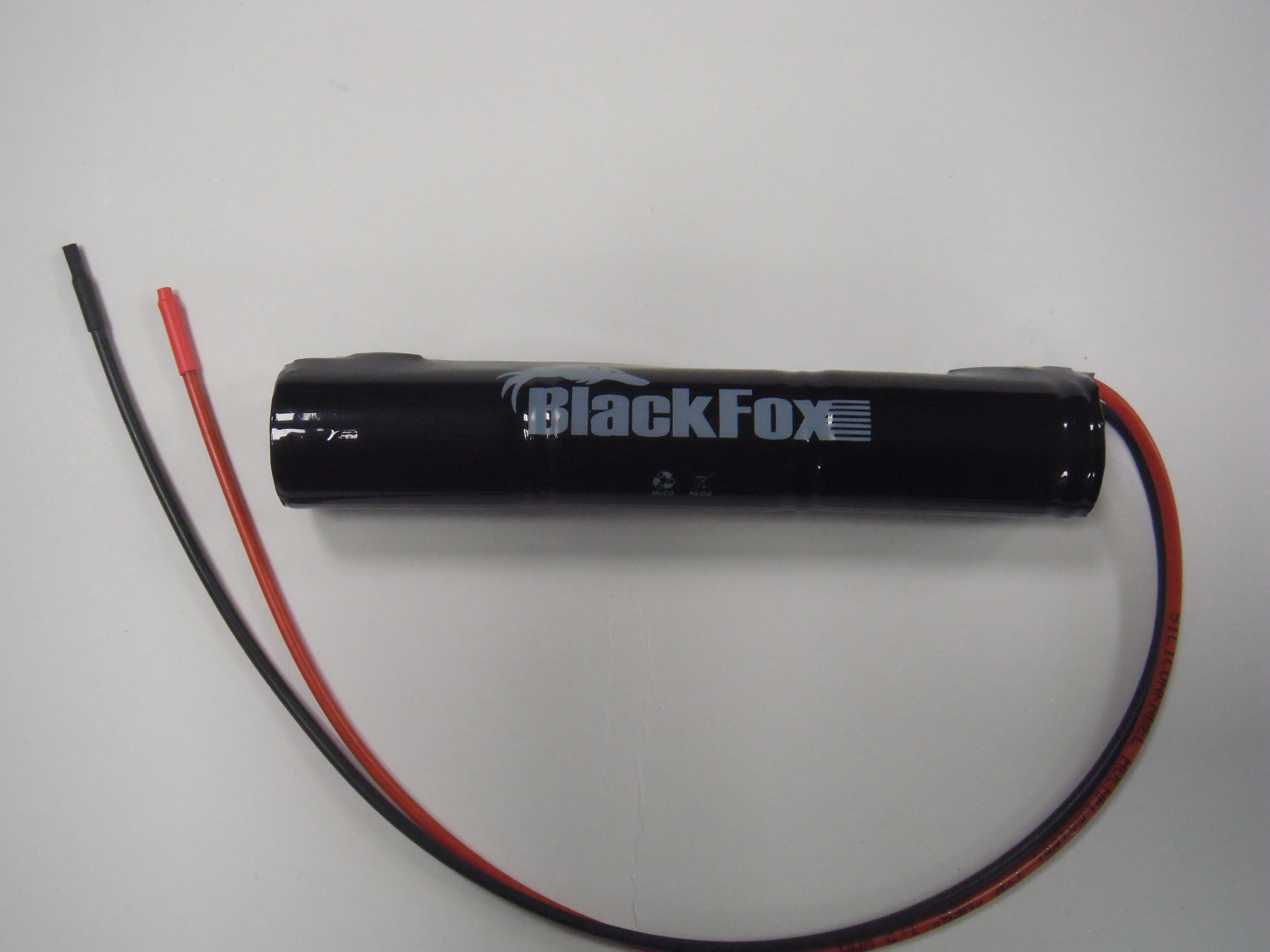 Notbeleuchtungs-Akku L1x3 Blackfox BF-1600SCHT mit Kabel 10cm mit offener Litze 3,6V, 1600mAh