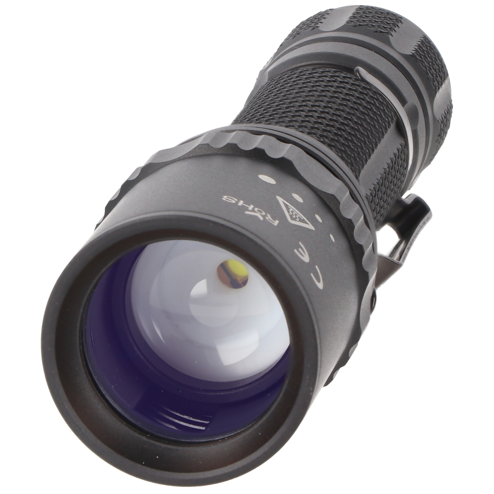 Weltool M8 zoombare LED-Taschenlampe mit 860 Lumen, Reichweite 574 Meter, inklusive 18650 Li-Ion Akku und Ladegerät