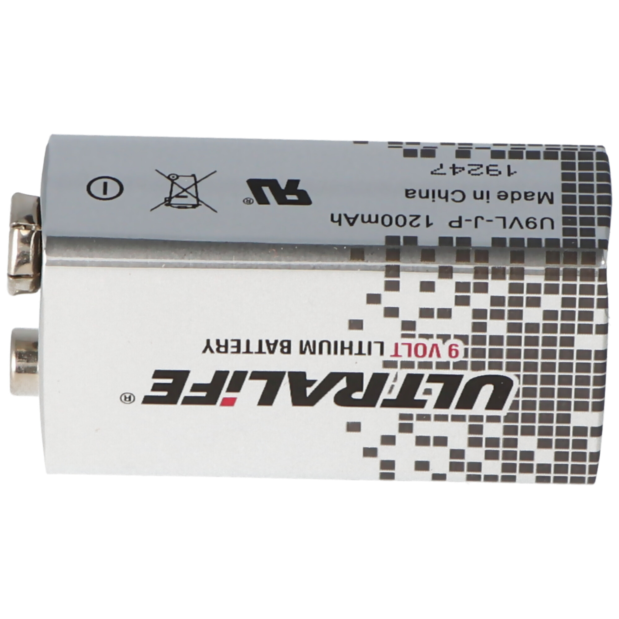 Ultralife Lithium Batterie 9 Volt, E-Block, U9VL, U9VL-J, U9VL-J-P