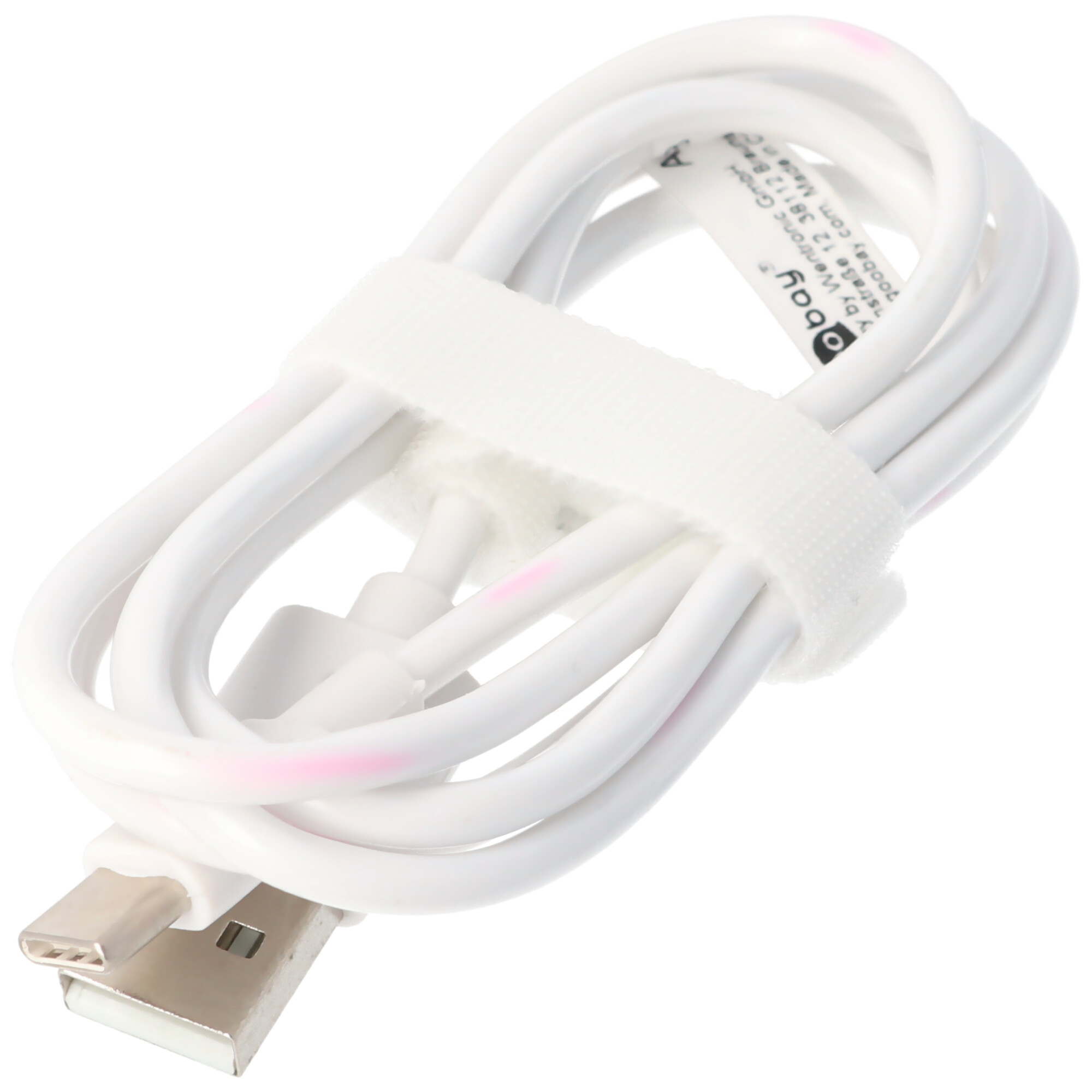 USB-C Lade- und Synchronisationskabel für alle Geräte mit USB-C Anschluss, weiß