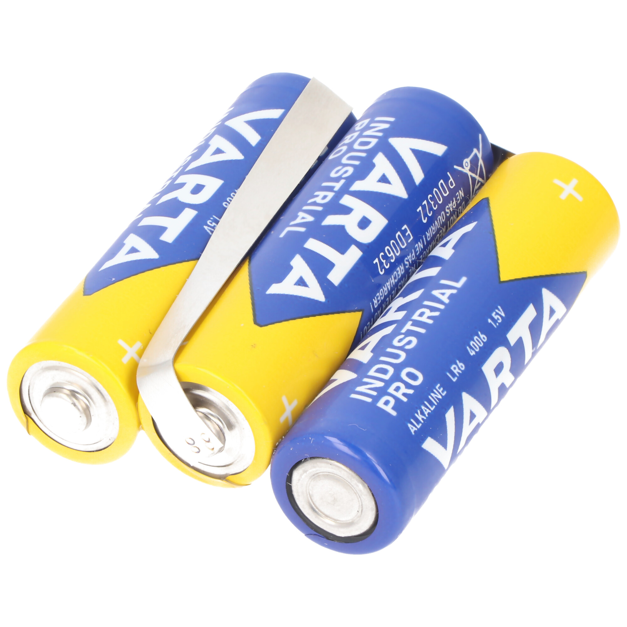 Varta Batteriepack F1x3 Bogen 4,5V 2600mAh 3er-Pack 4.5V, Abmessungen ca. 50,7 x 41,5 x 16,4mm