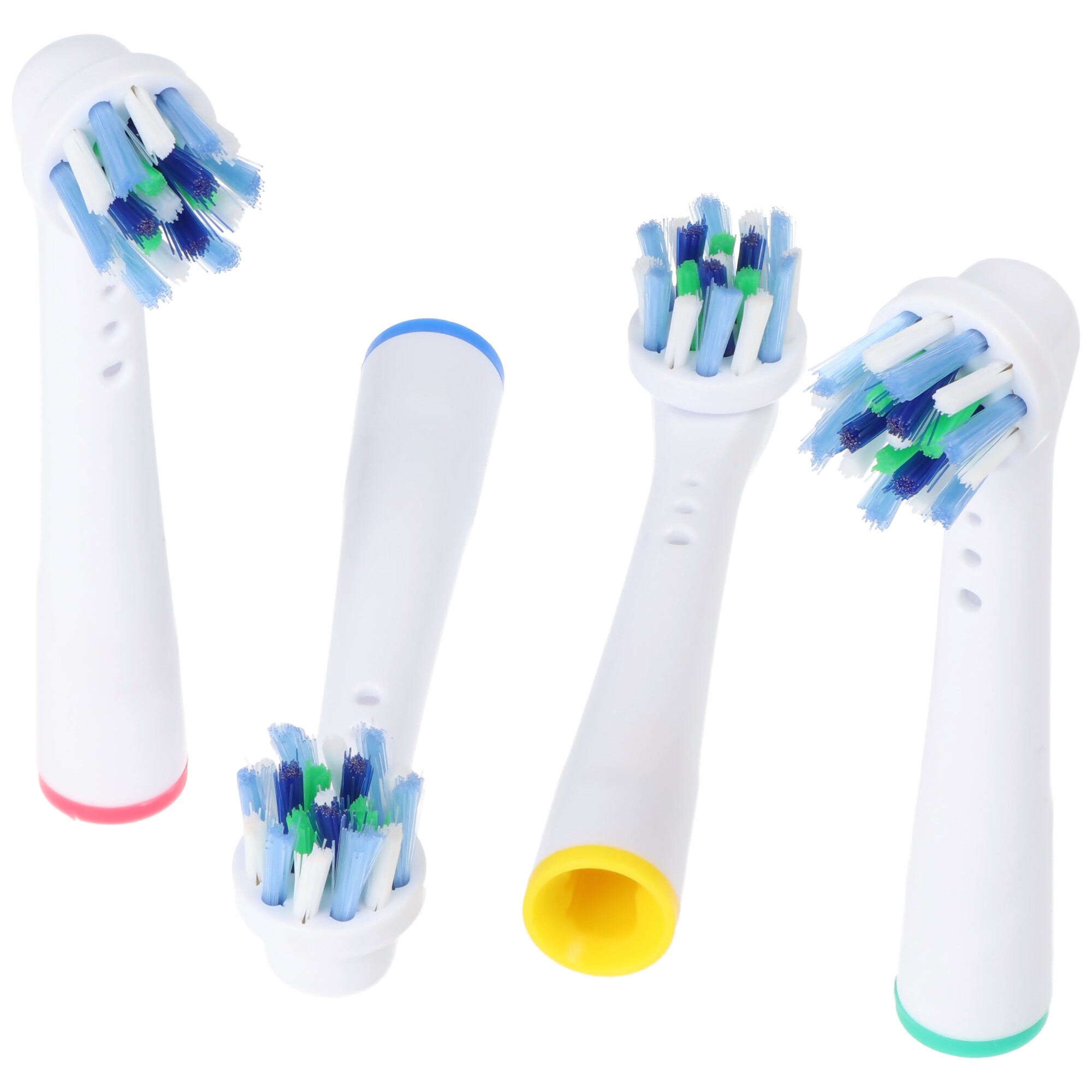 4 Stück 360 Cleaning Brush Ersatz-Zahnbürstenkopf für elektrische Zahnbürsten von Oral-B, passend z.B. für Oral-B D10, D12, D16, D12 und viele andere Modelle von Oral-B