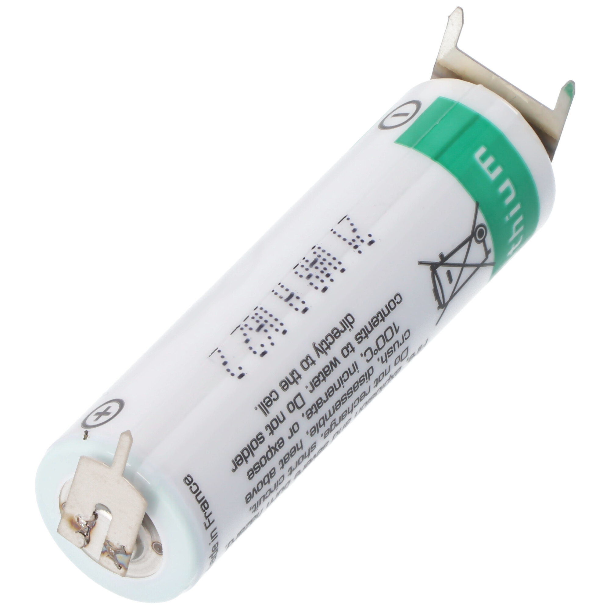 SAFT LS14500CNA Lithium Batterie mit 3er Print Kontakten