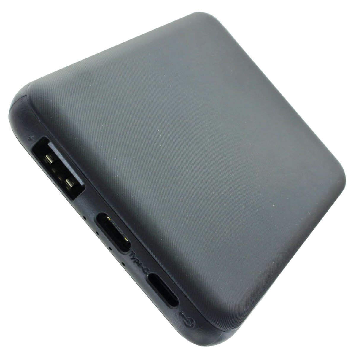 Powerbank Li-Polymer mit 5000mAh, LED-Indikator, Micro-USB und USB-C Ausgang