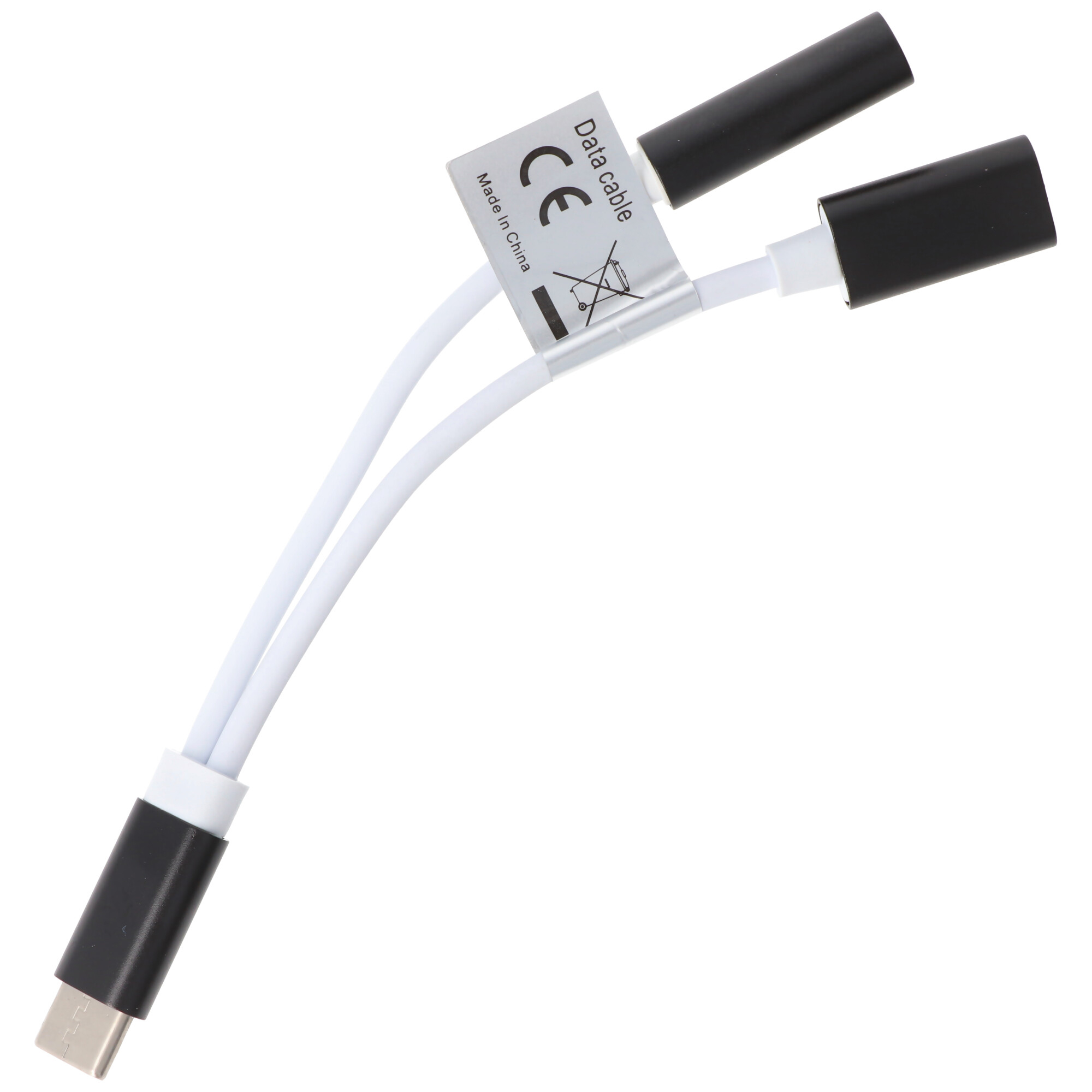 2IN1 AUDIO-ADAPTER USB TYPE C USB-C auf 3,5MM STEREO - KABEL UND LADEANSCHLUSS