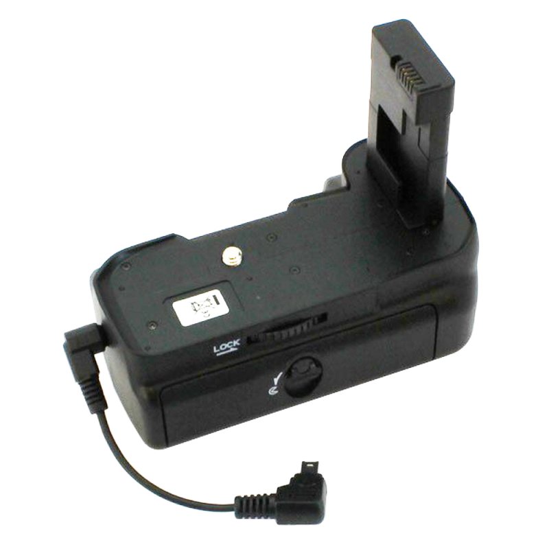 Batteriegriff passend für die Nikon D3100, D3200, Betrieb mit 2 Akkus Typ EN-EL14
