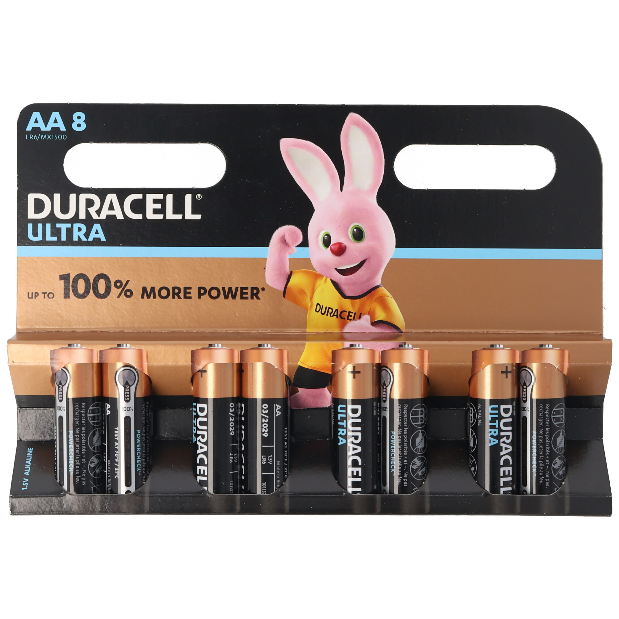 Duracell MX1500 Ultra Power 8er Blister Alkaline Mignon AA LR6 Batterien