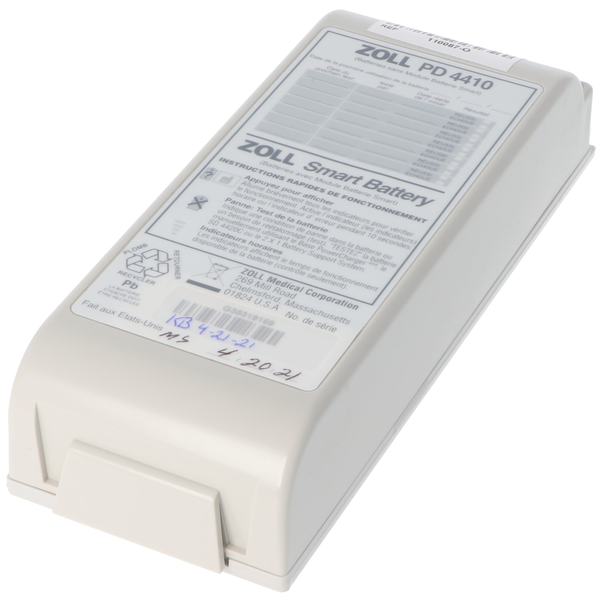 Original Blei Akku Zoll Defibrillator NTP2/ PD1400, M-Serie, E-Serie - Typ 8000-0299-xx