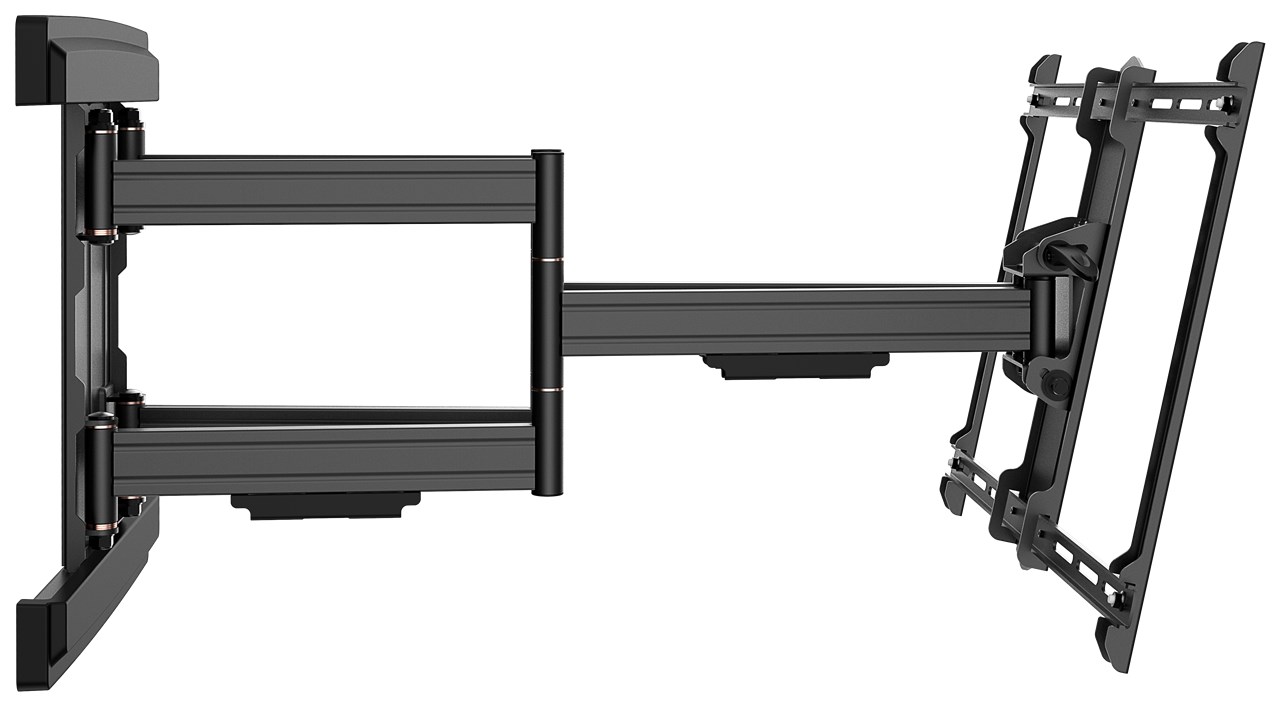 Goobay TV-Wandhalterung Pro FULLMOTION (L) wide Range - Halterung für Fernseher von 37 bis 70 Zoll (94-178 cm), vollbeweglich (schwenkbar und neigbar) bis 70 kg