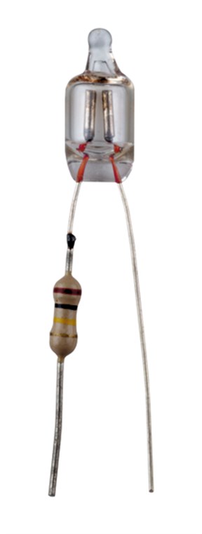 Goobay Mini-Pisello Subminiatur-Glimmlampe, 0,25 W - Cable Strand, 230 V (AC), 1,4 mA