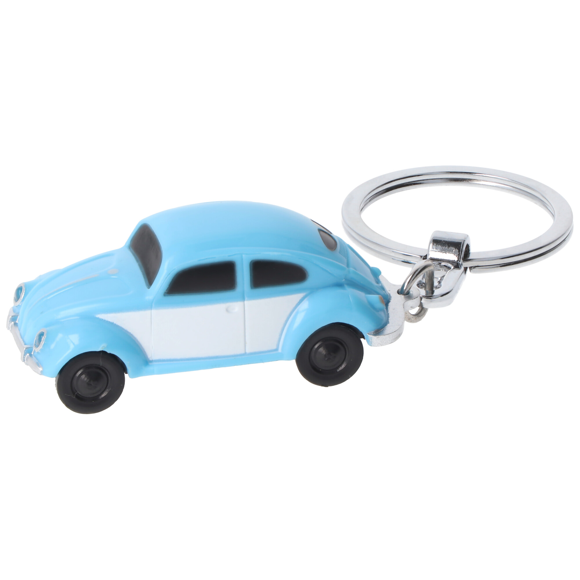LED-Schlüsselanhänger Volkswagen VW Käfer in der Farbe blau 1:87 Boxer