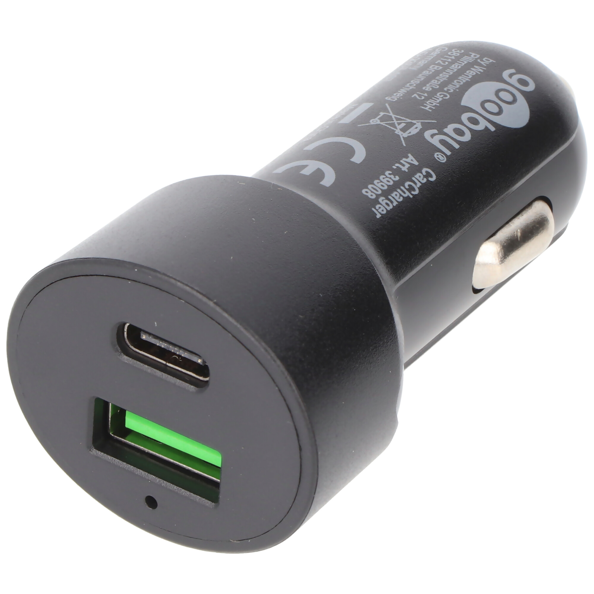 Dual-USB Auto Schnellladegerät USB-C™ PD Power Delivery, 48W, 12