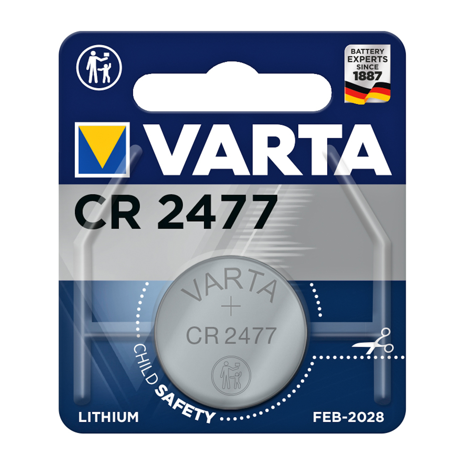 Varta CR2477 Lithium Knopfzelle 24,5 x 7,7mm 1 Stück