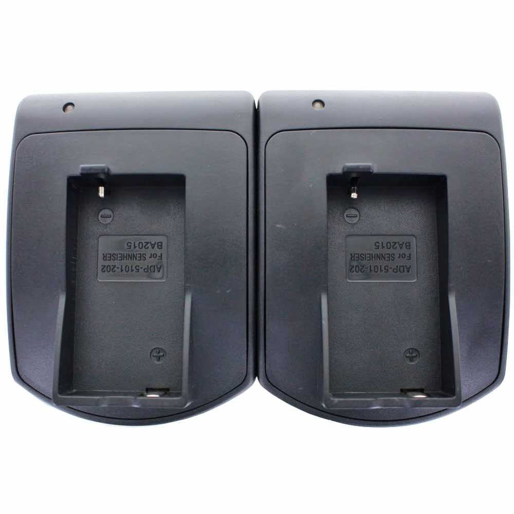 2fach Schnell-Ladegerät passend für den Sennheiser BA2015 Akku inklusive Micro-USB Ladekabel 2A, ohne Akkus