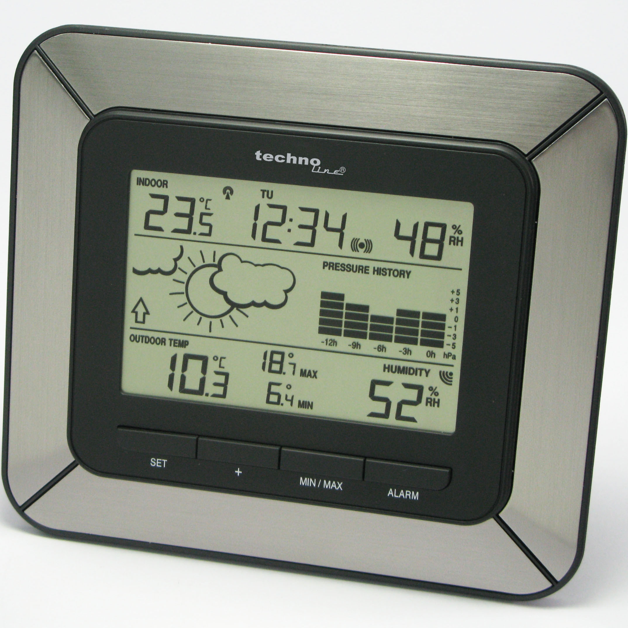 WS 9273-IT - Moderne Wetterstation mit Luftdruckhistorie
