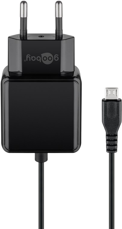 Goobay Mirco-USB Netzteil (15W) - universelles Ladegerät für viele Kleingeräte mit Mirco-USB Anschluss.