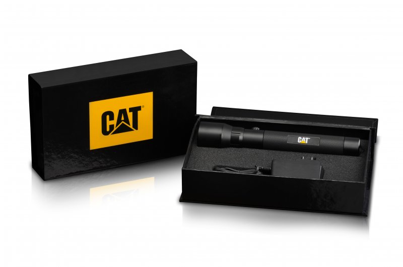 CAT CT12354P aufladbare LED Taschenlampe mit 3W Cree LED inkl. Ladegerät